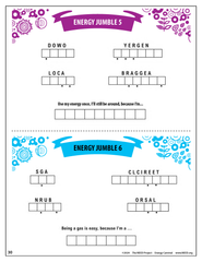 Energy Jumbles Example Page