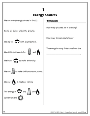 Energy sources Questions Page